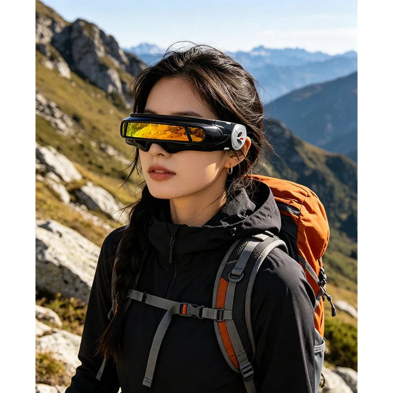 📢📢30% OFF !! ⏰Retro Punk Irregular Shape UV400 Sunglasses