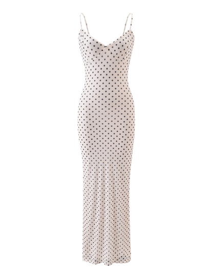 Julianna Polka Dot Maxi Dress